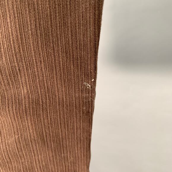 Size  32 Brown Red Corduroy Cotton Cargo Convertible Zip Off Casual Pants - Picture 5 of 8